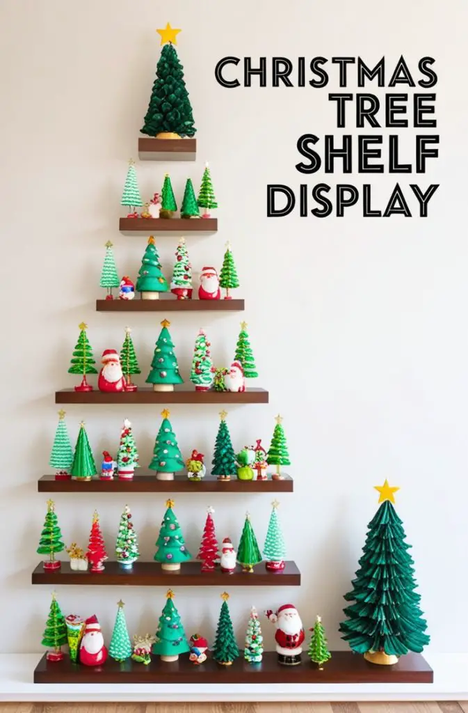  Christmas Tree Shelf Display