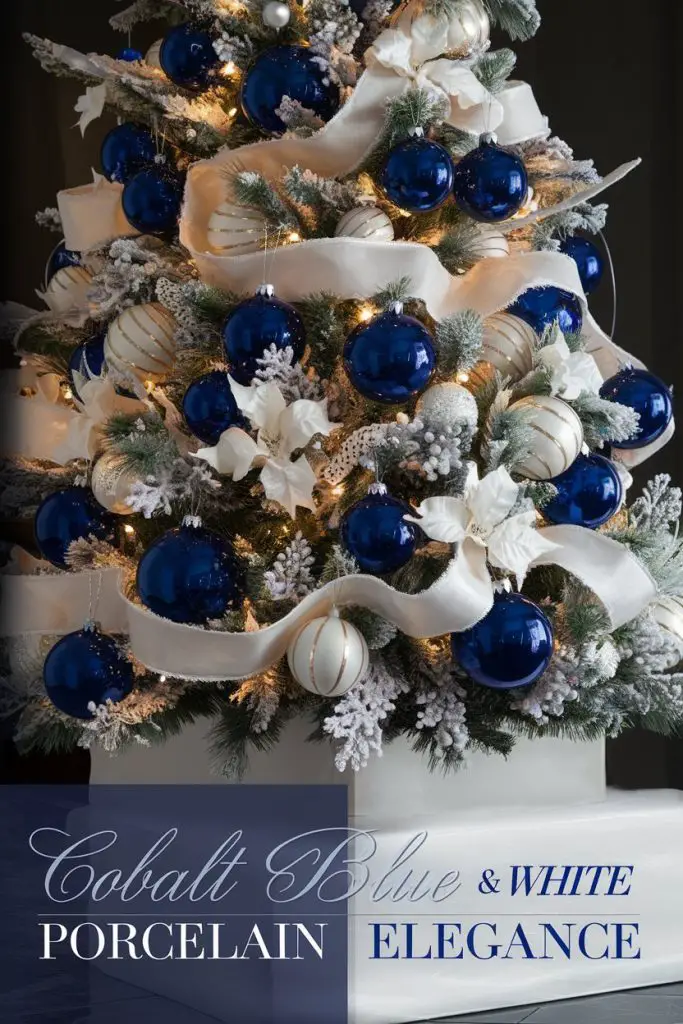 Cobalt Blue and White Porcelain Elegance