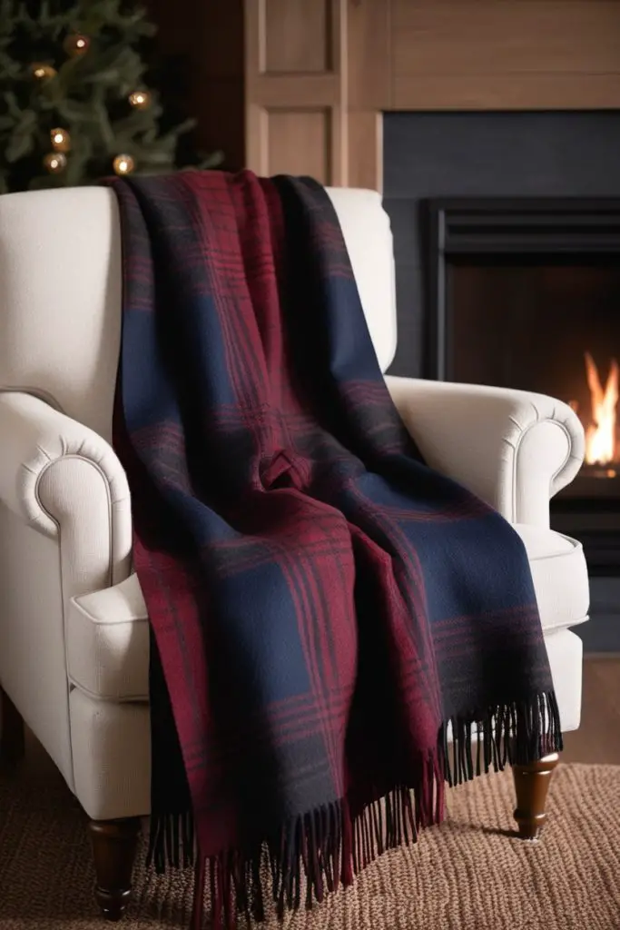 Dark Plaid Throws