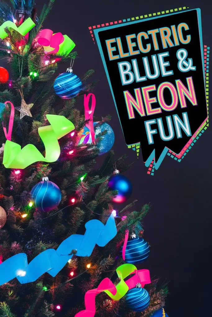 Electric Blue and Neon Fun