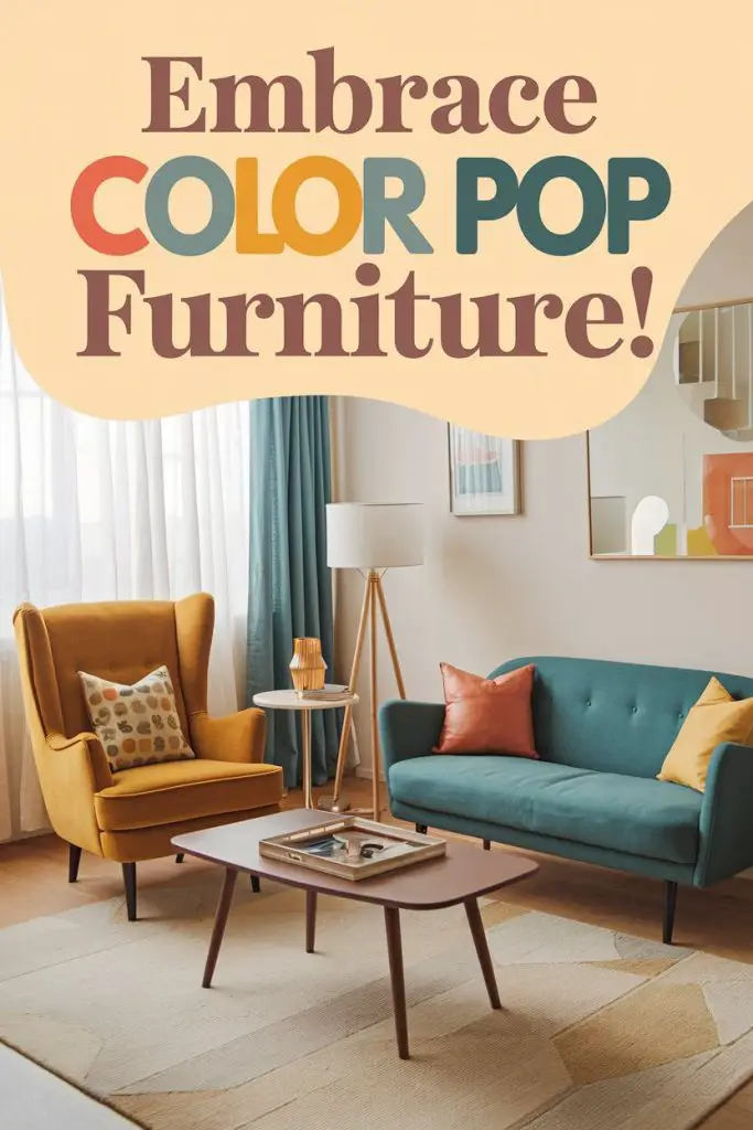 Embrace Color Pop Furniture