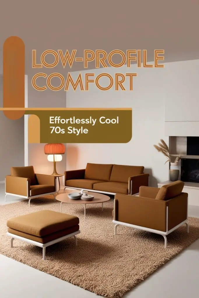 Embrace Low-Profile Furniture