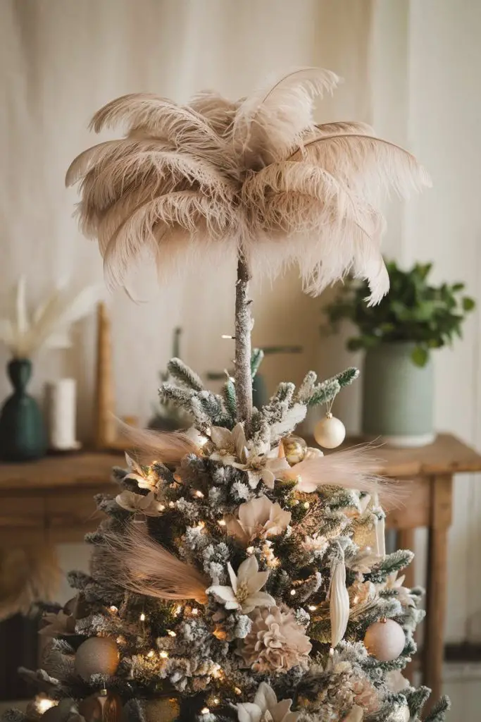 Feather Christmas Tree Toppers