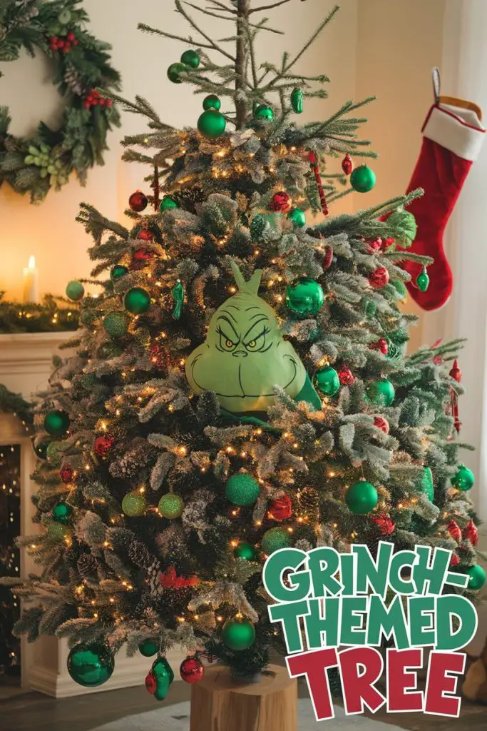 Grinch-Themed Tree