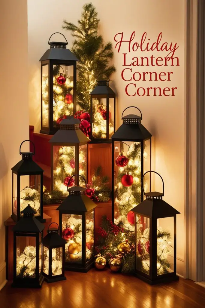 Holiday Lantern Corner