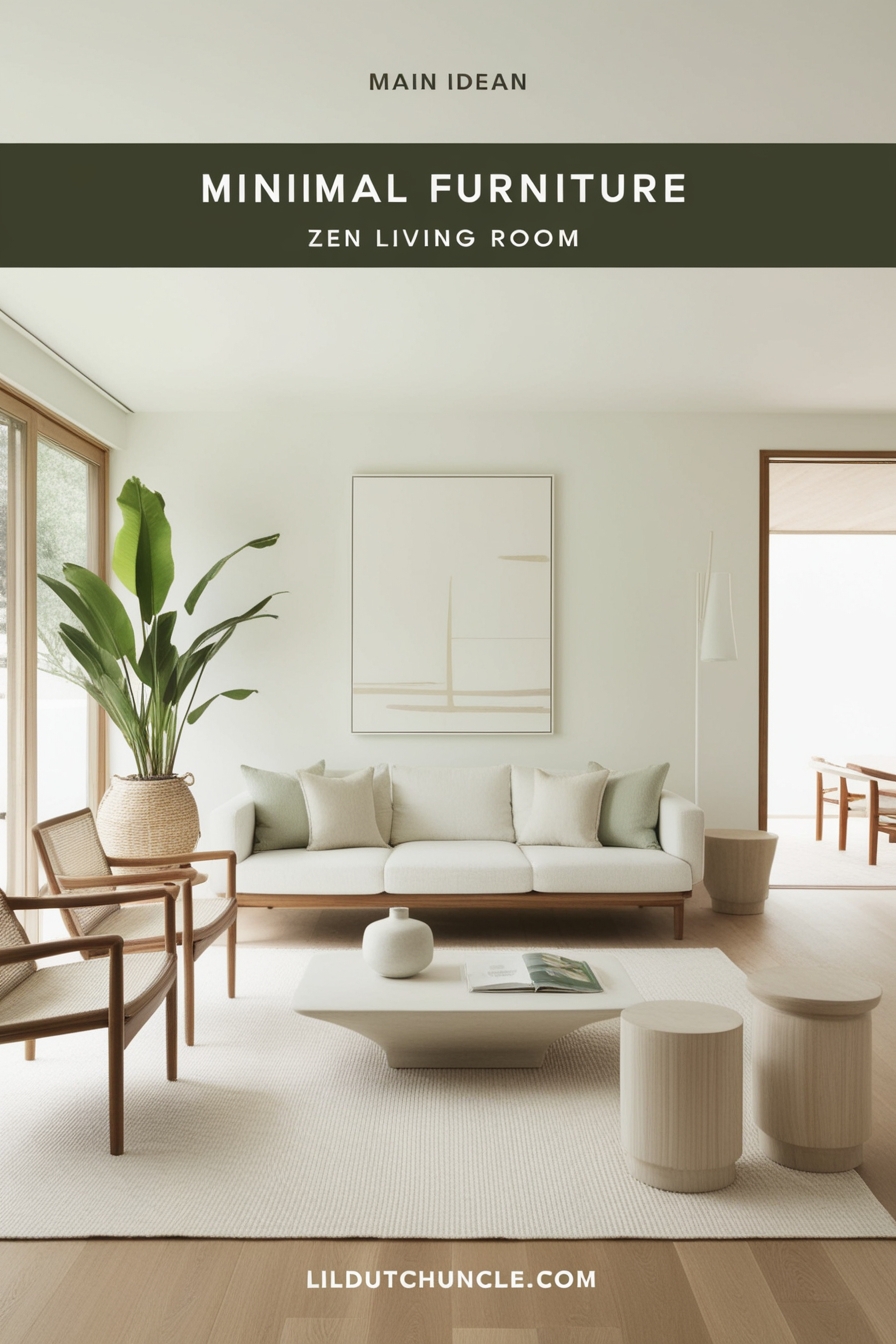 Picture of 15 Zen-Inspired Living Room Ideas For A Calm Space