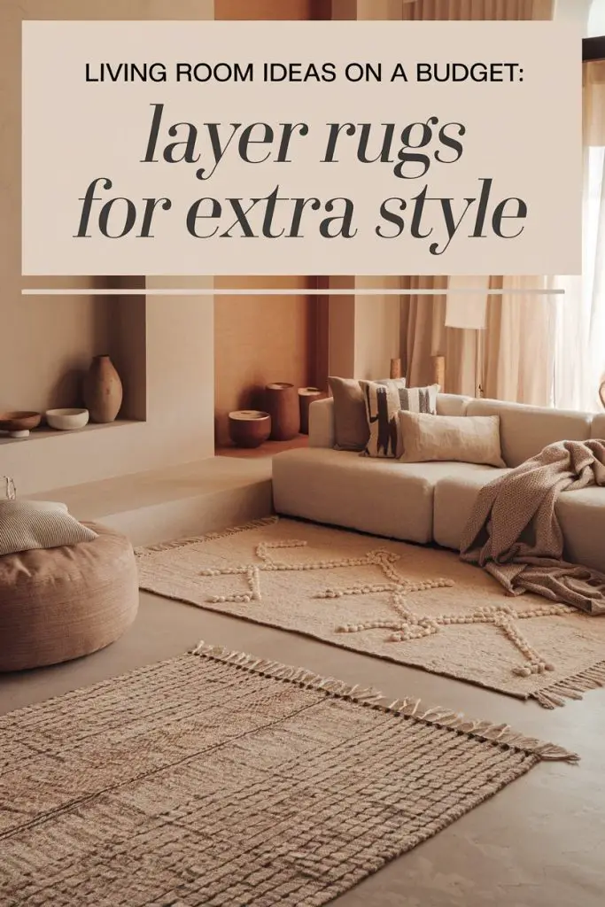 Layer Rugs for Extra Style