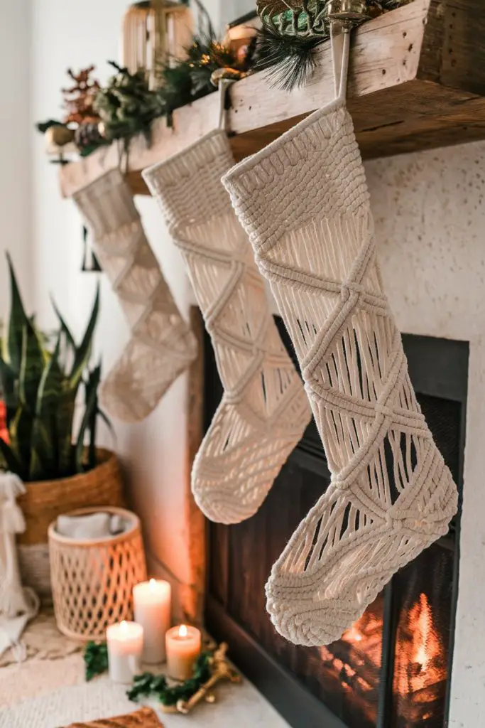 Macrame Stockings