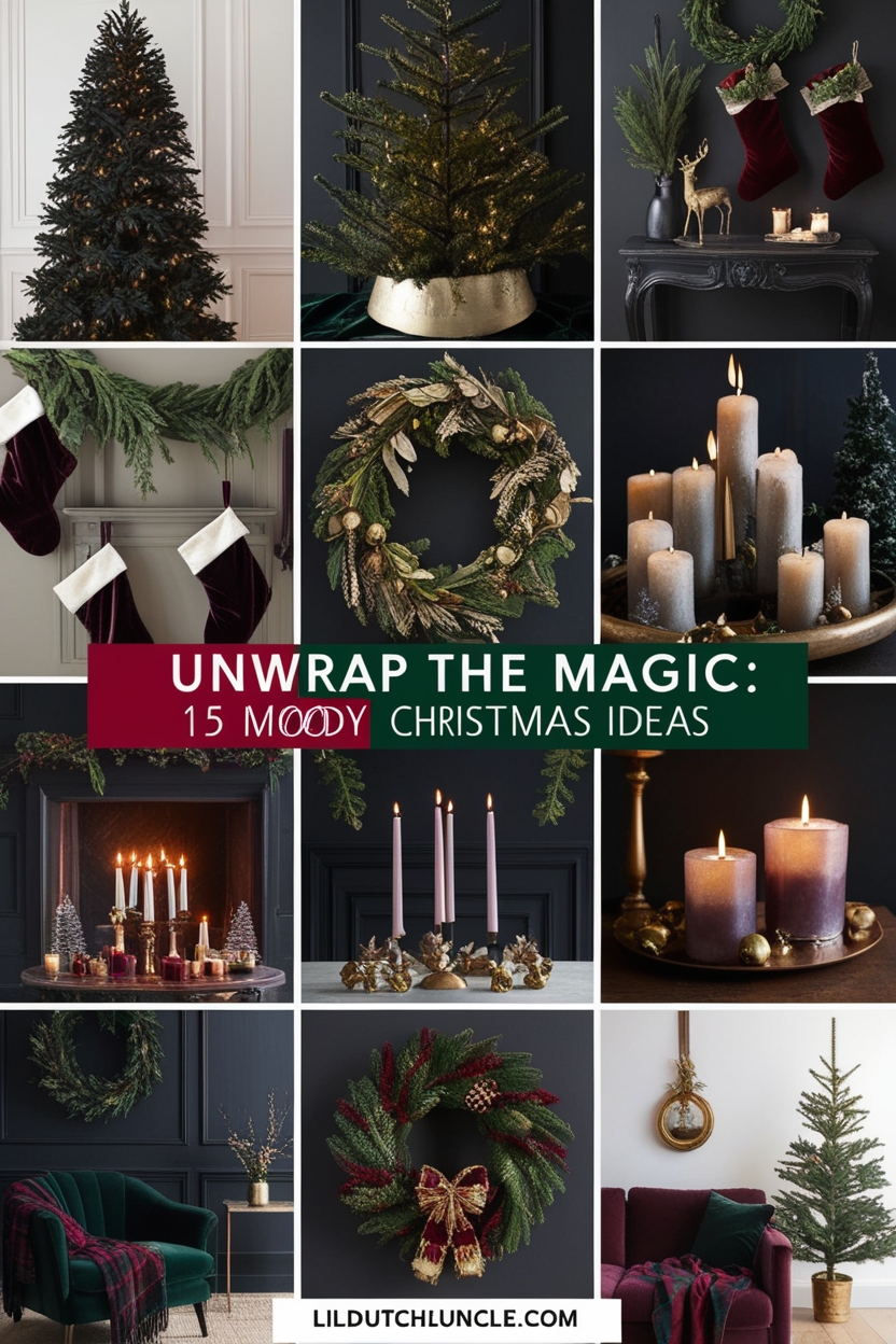 Moody Christmas decor Ideas