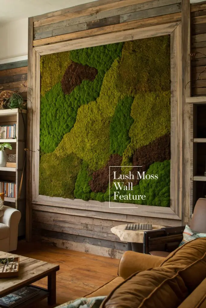 Preserved Moss Wall Feature