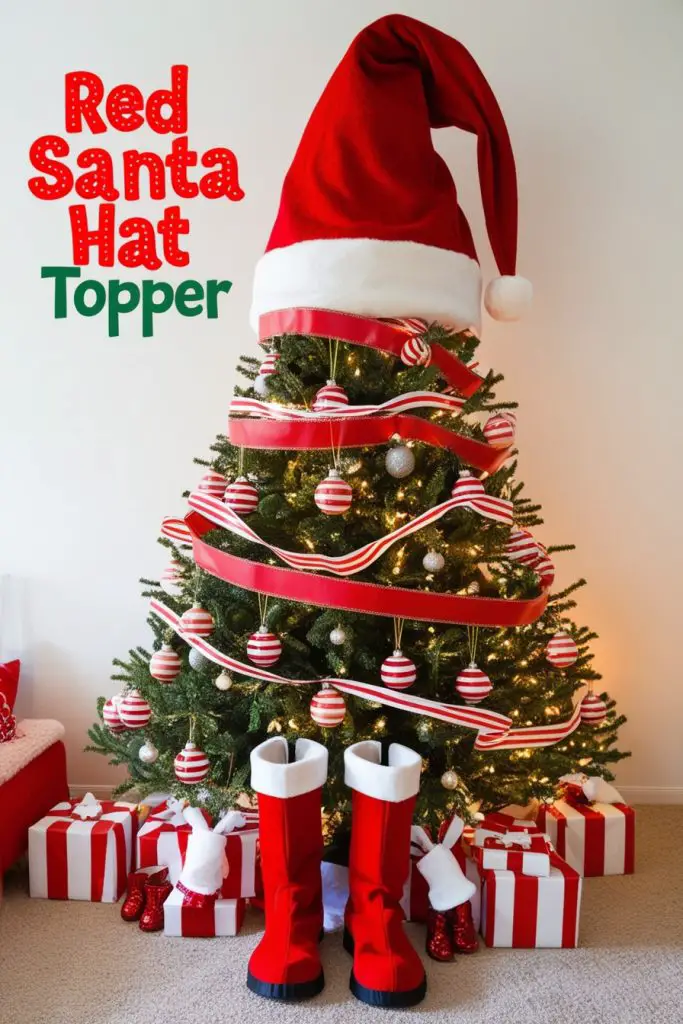 Red Santa Hat Topper