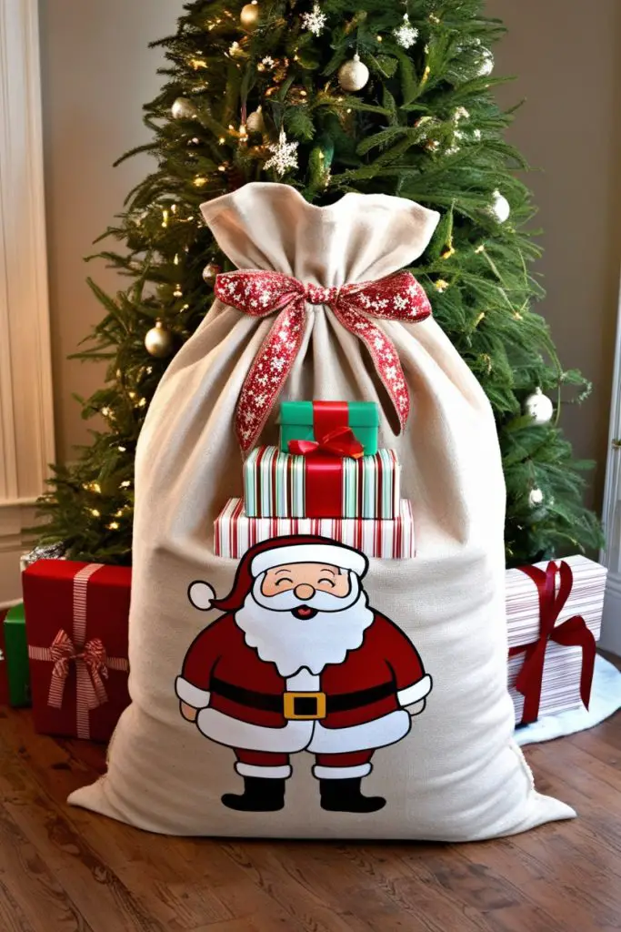 Santa Sack Gift Display