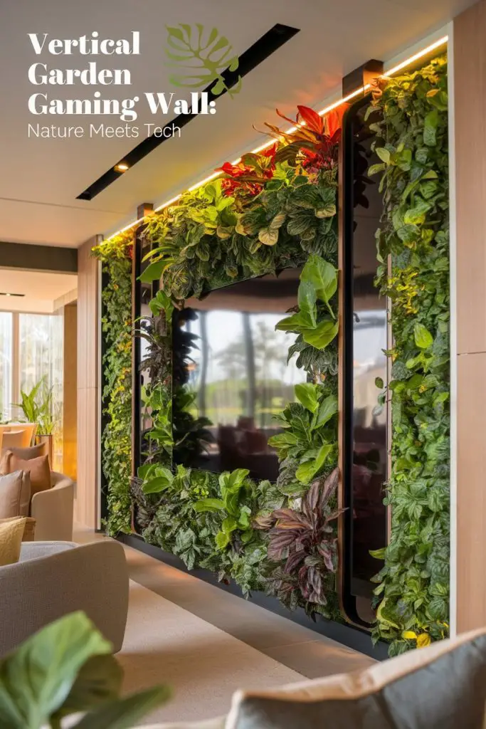 Vertical Garden Gaming Wall