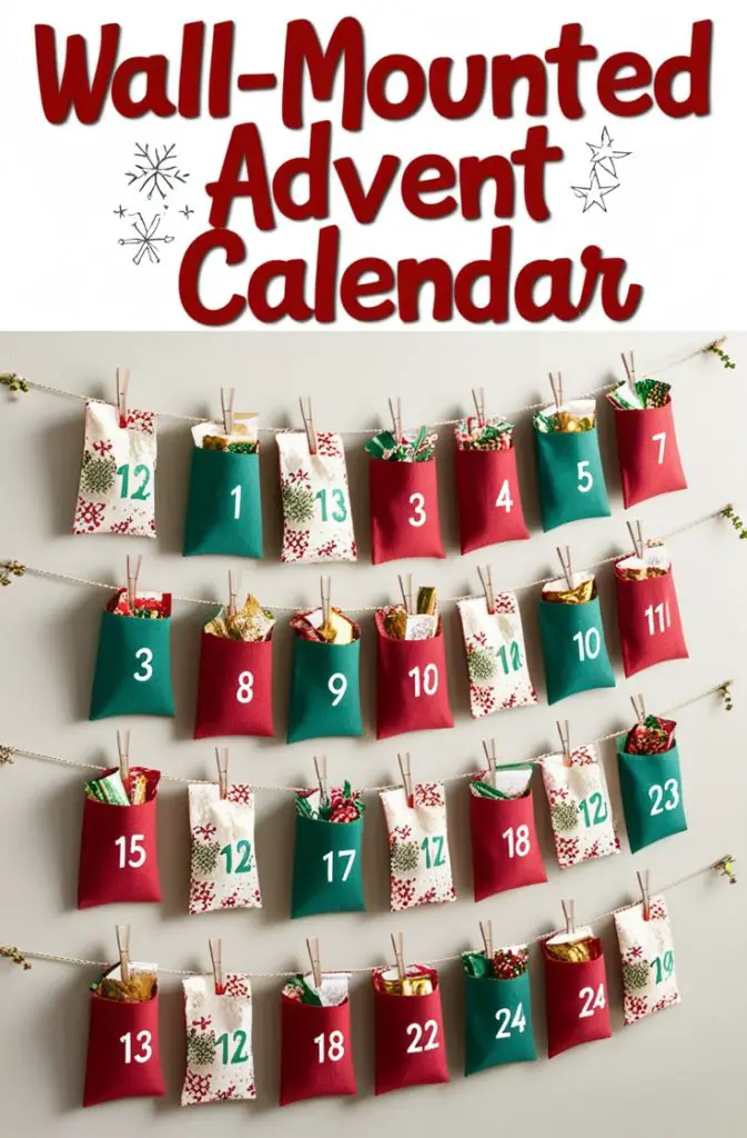 Wall-Mounted Advent Calendar