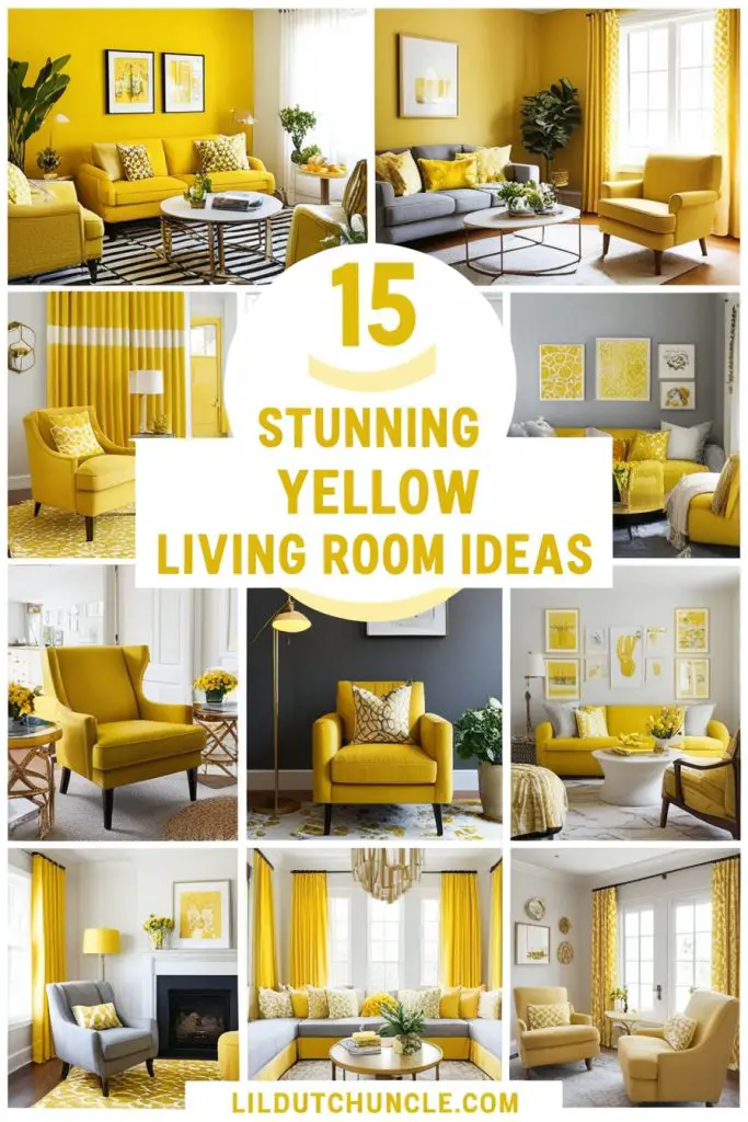 Yellow Living Room Ideas 