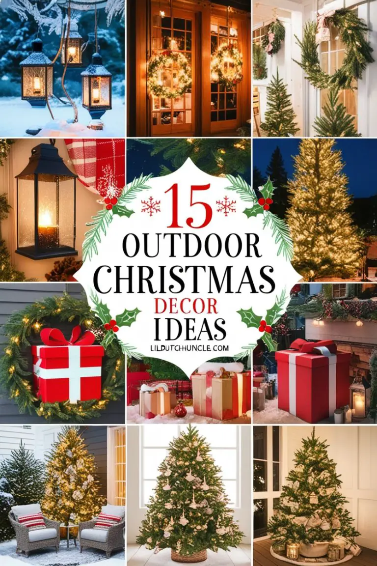 15 Outdoor Christmas Decor Ideas