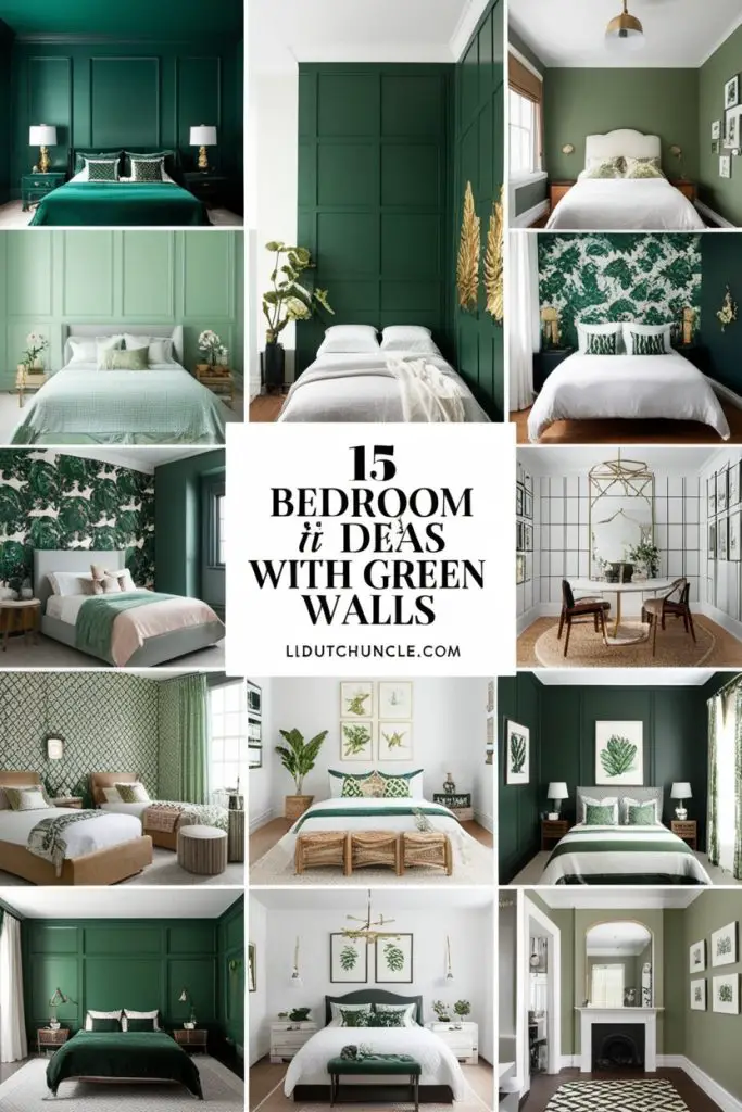 Bedroom Ideas With Green Walls 