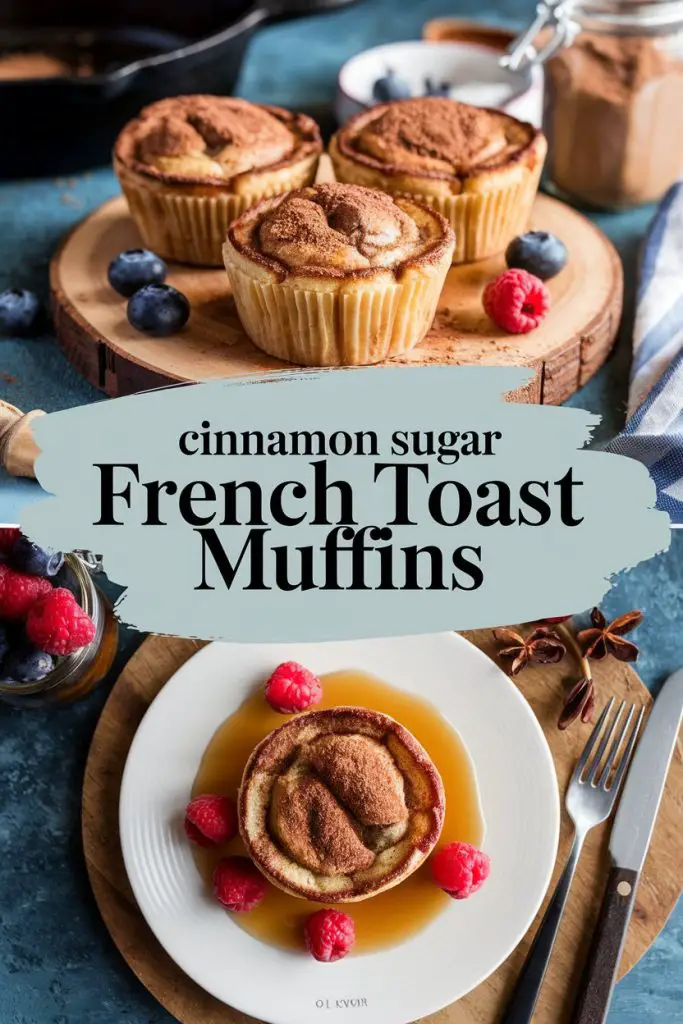 Cinnamon Sugar French Toast Muffins