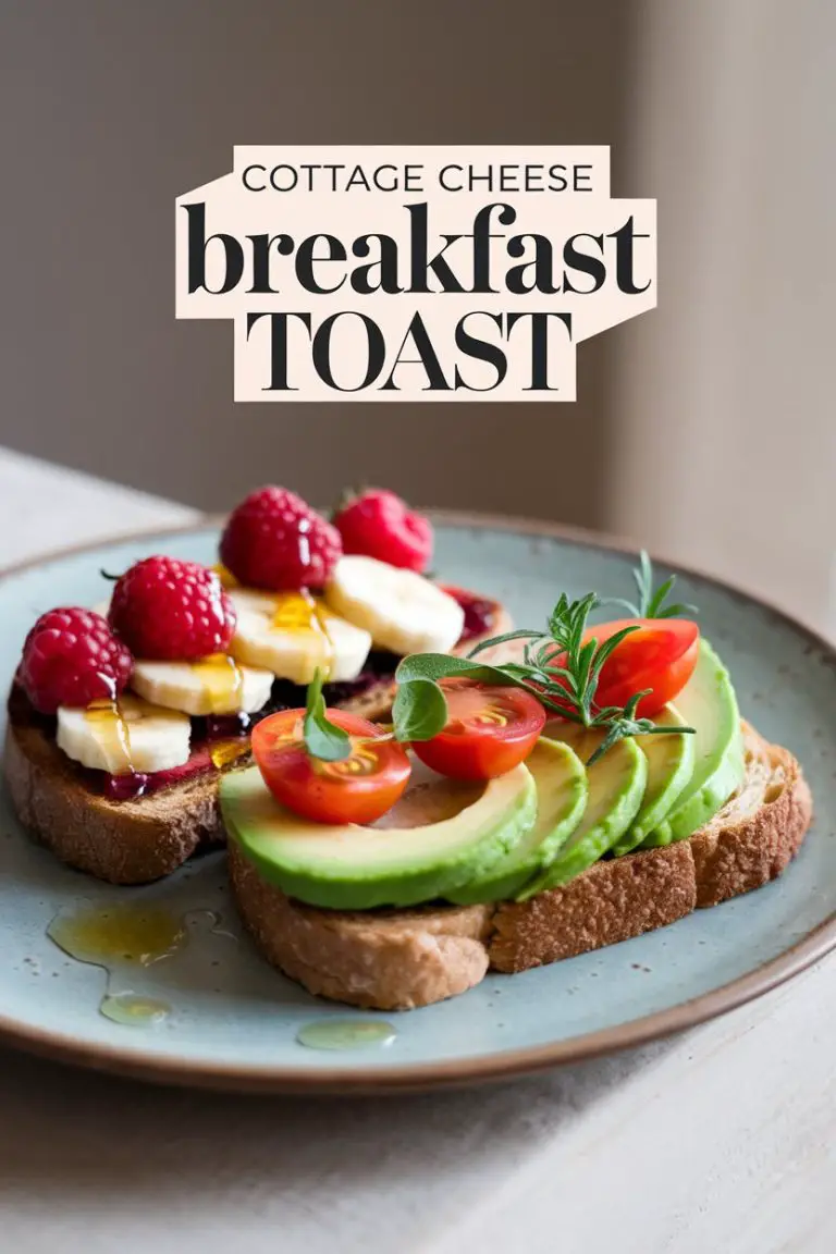 Cottage Cheese Breakfast Toast Recipe