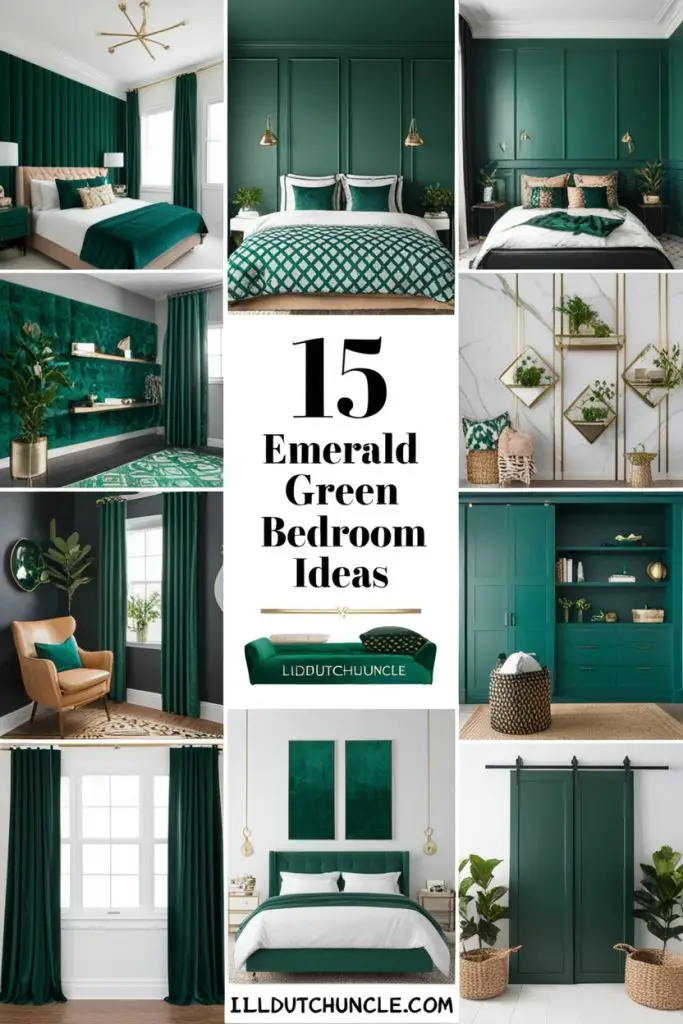 Emerald Green Bedroom Ideas 