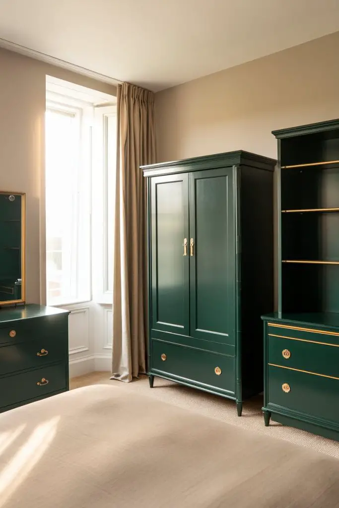 Emerald Green Painted Furniture Pieces