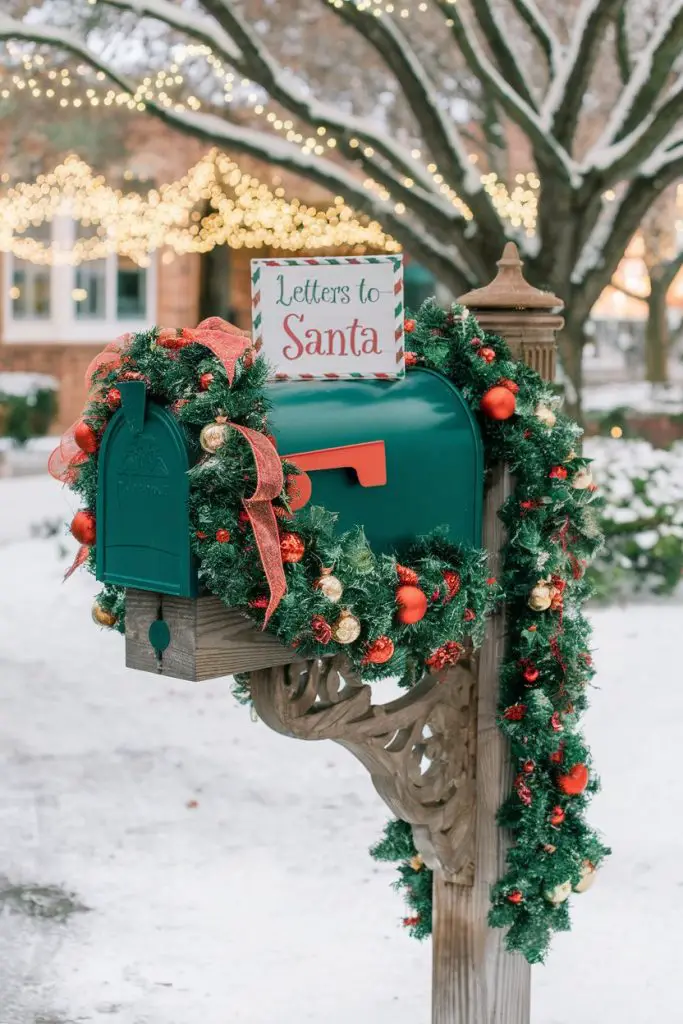 Festive Mailbox Makeover