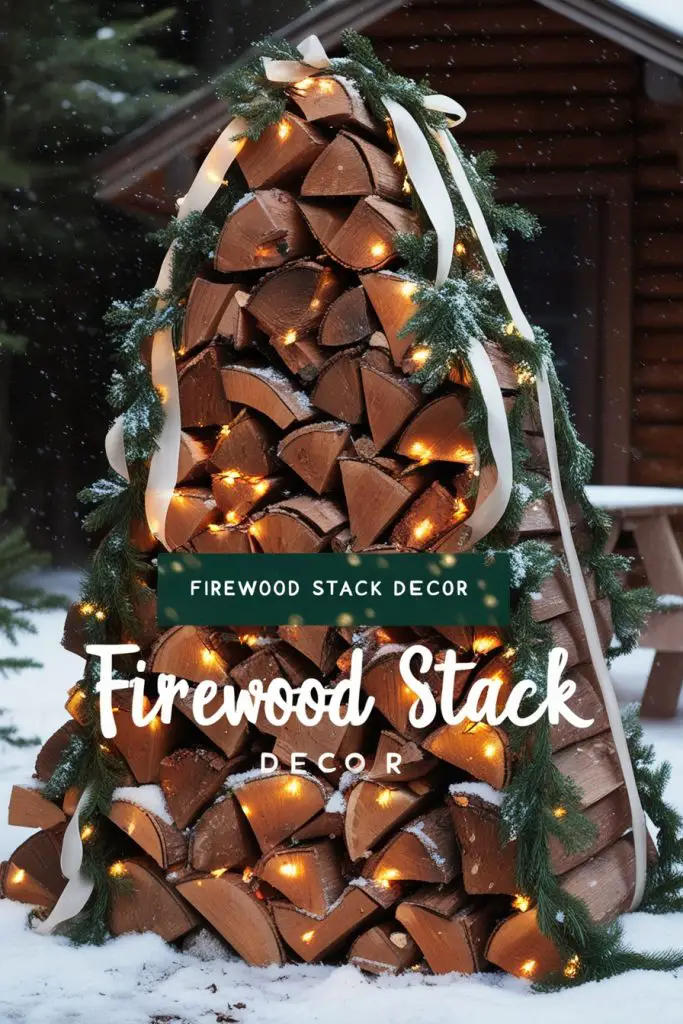 Firewood Stack Decor