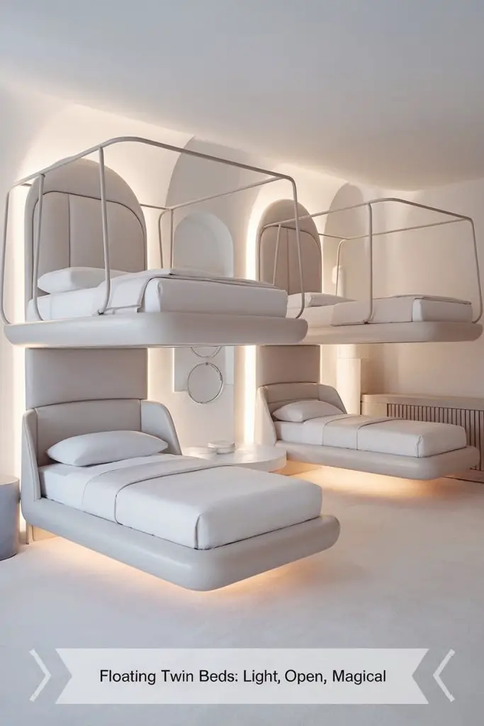 Floating Twin Beds