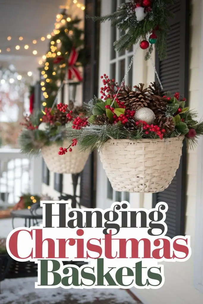 Hanging Christmas Baskets