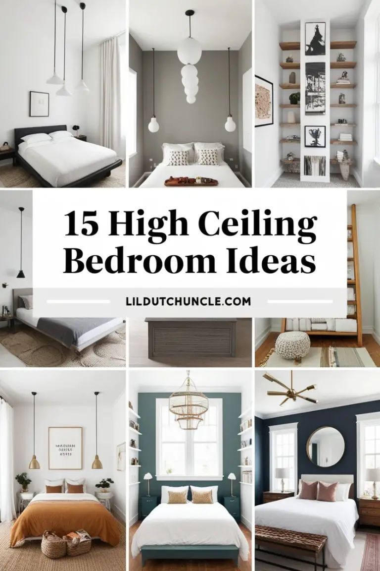 High Ceiling Bedroom Ideas