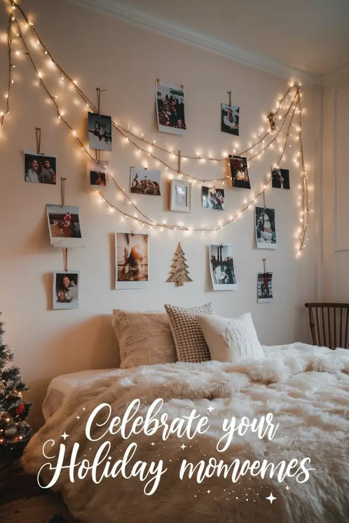 Holiday Photo Wall