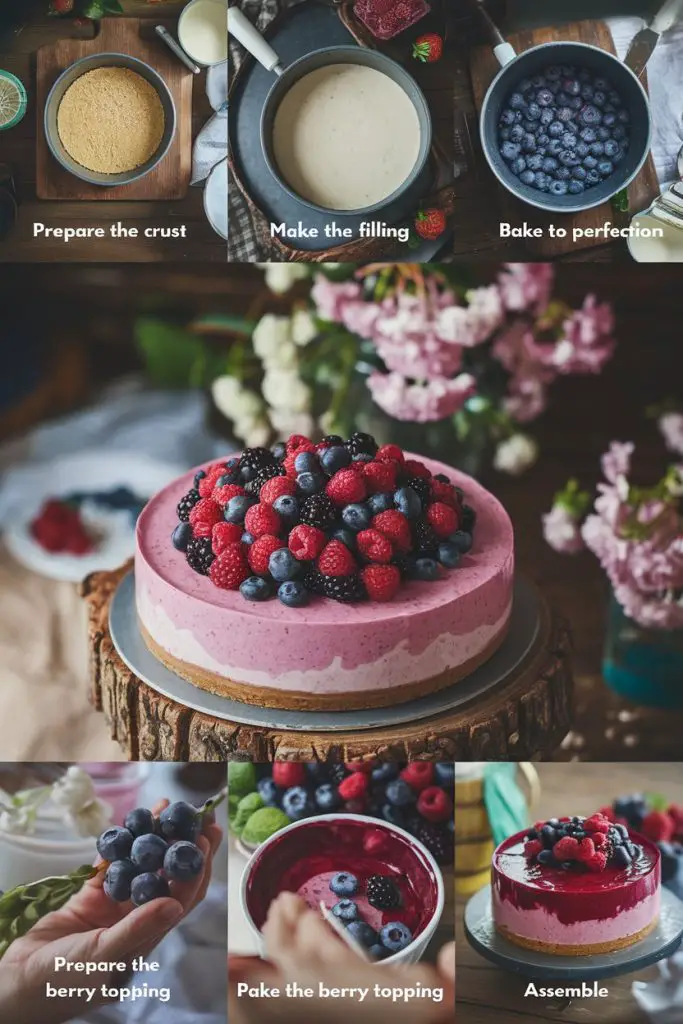 How To Make Berry Cheesecake 