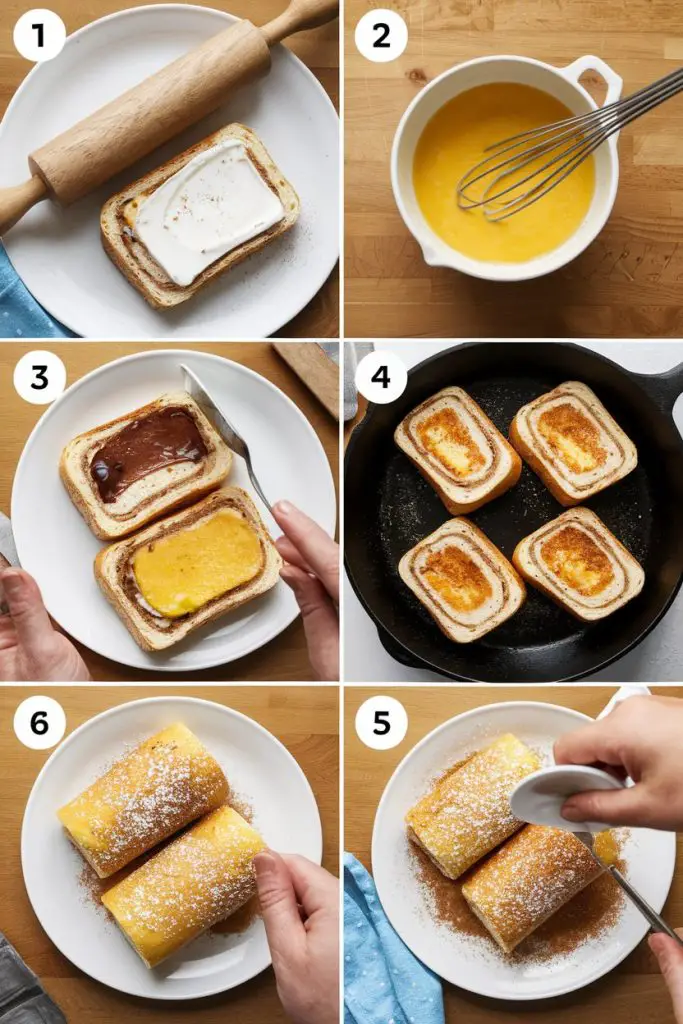 How To Make French Toast Roll Ups 