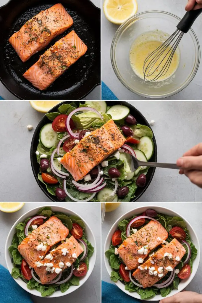 How To Make Mediterranean Salmon Salad