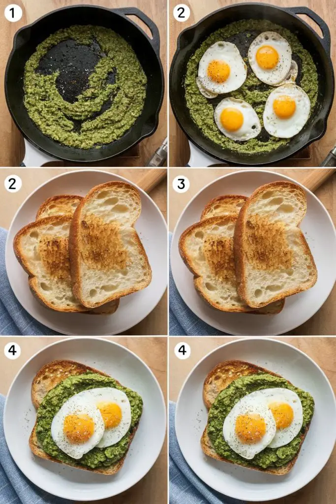 How To Make Pesto Eggs 