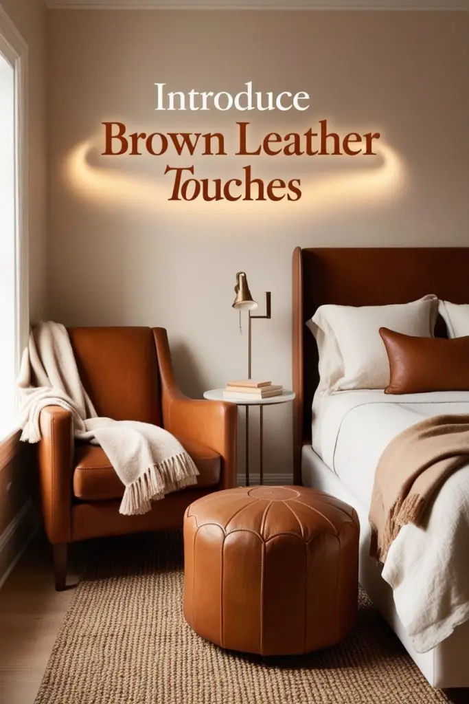 Introduce Brown Leather Touches