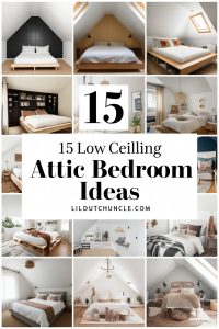 15 Low Ceiling Attic Bedroom Ideas for Stylish Small Spaces
