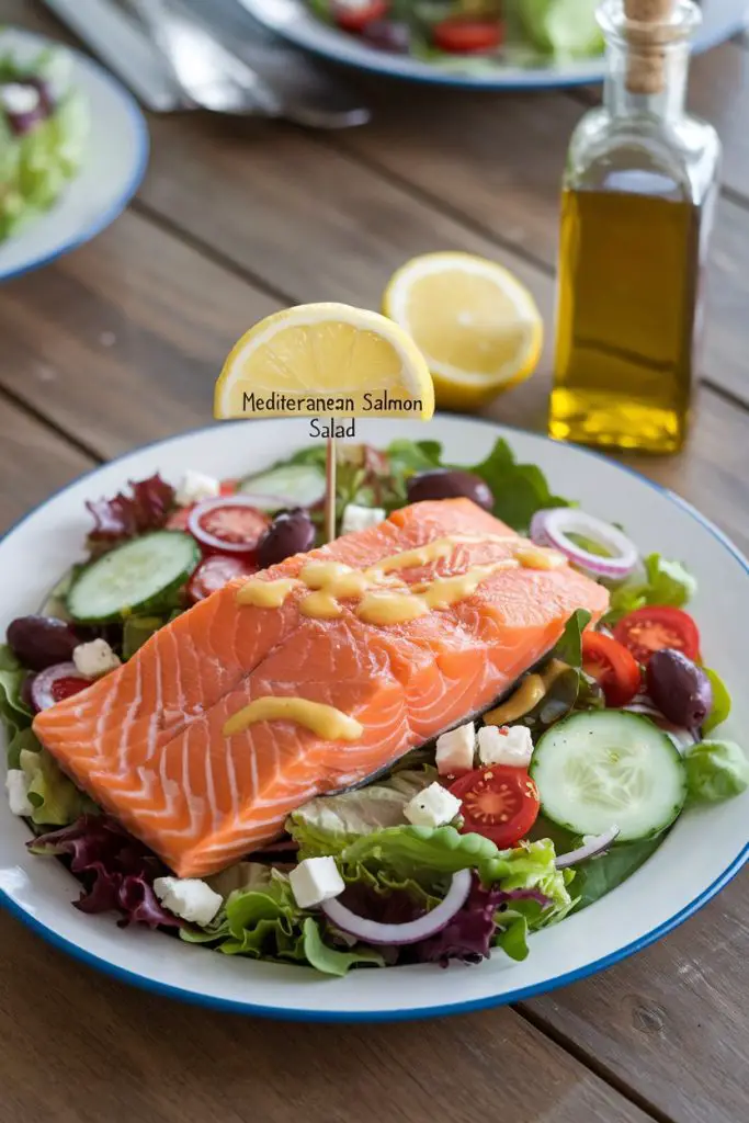 Mediterranean Salmon Salad 