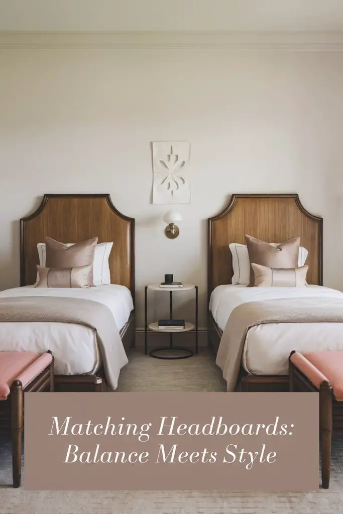 Twin Beds with Matching Headboards