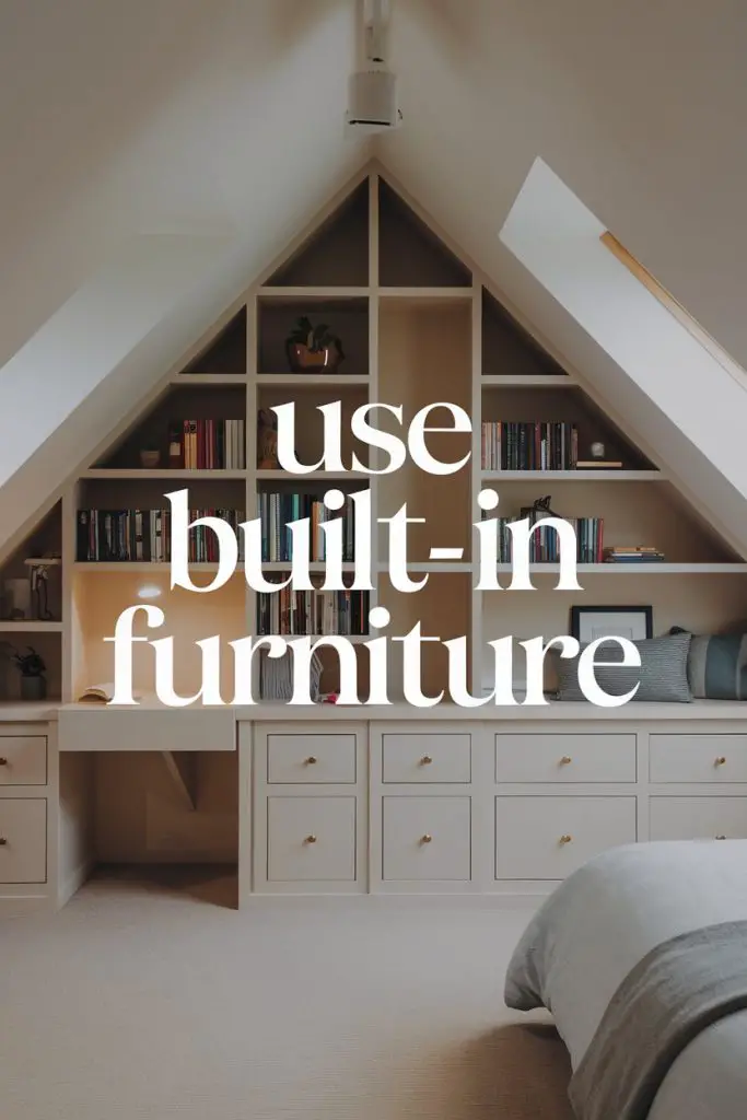 Use Built-In Furniture