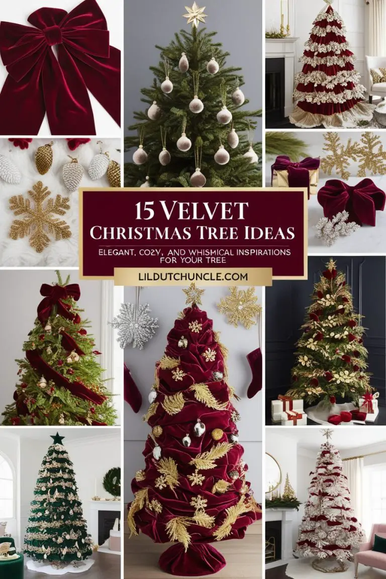 Velvet Christmas Tree Ideas