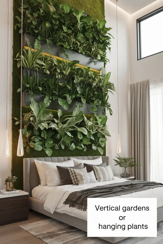 Vertical Gardens or Hanging Plants