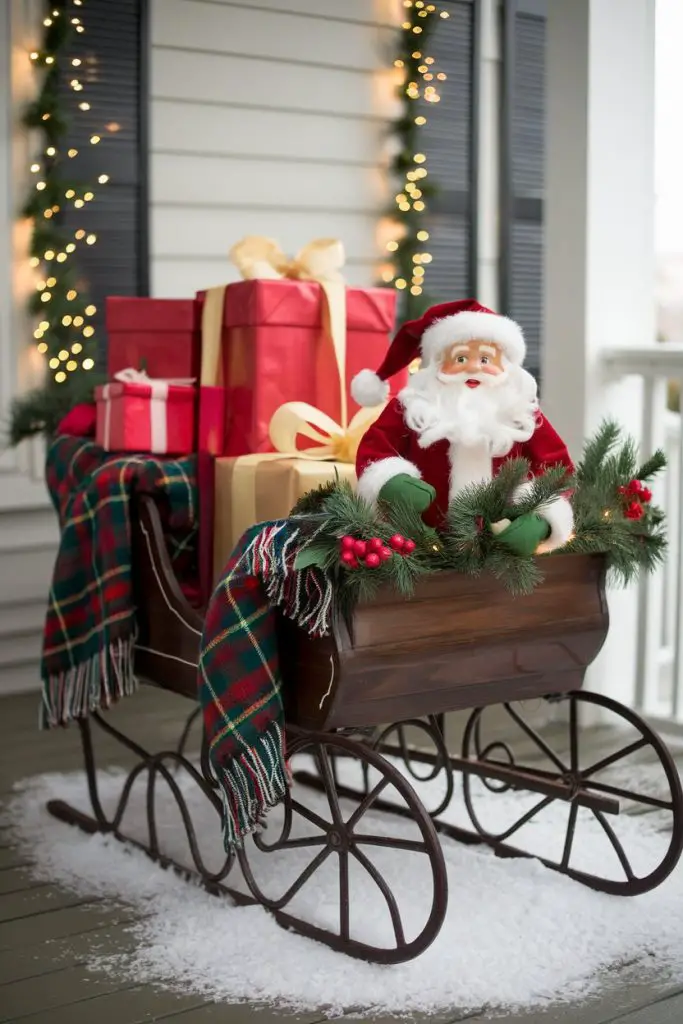 Vintage Sleigh Display