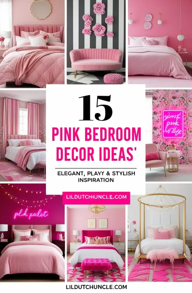 15 Pink Bedroom Decor Ideas