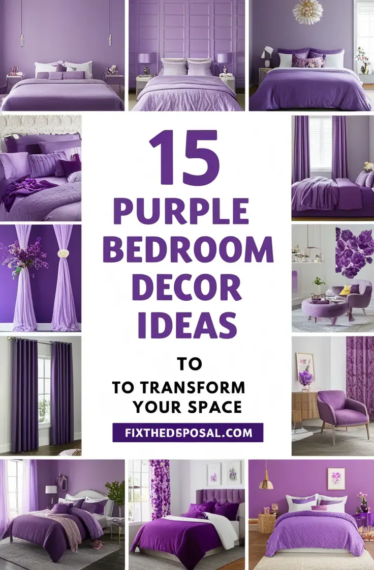 15 Purple Bedroom Decor Ideas