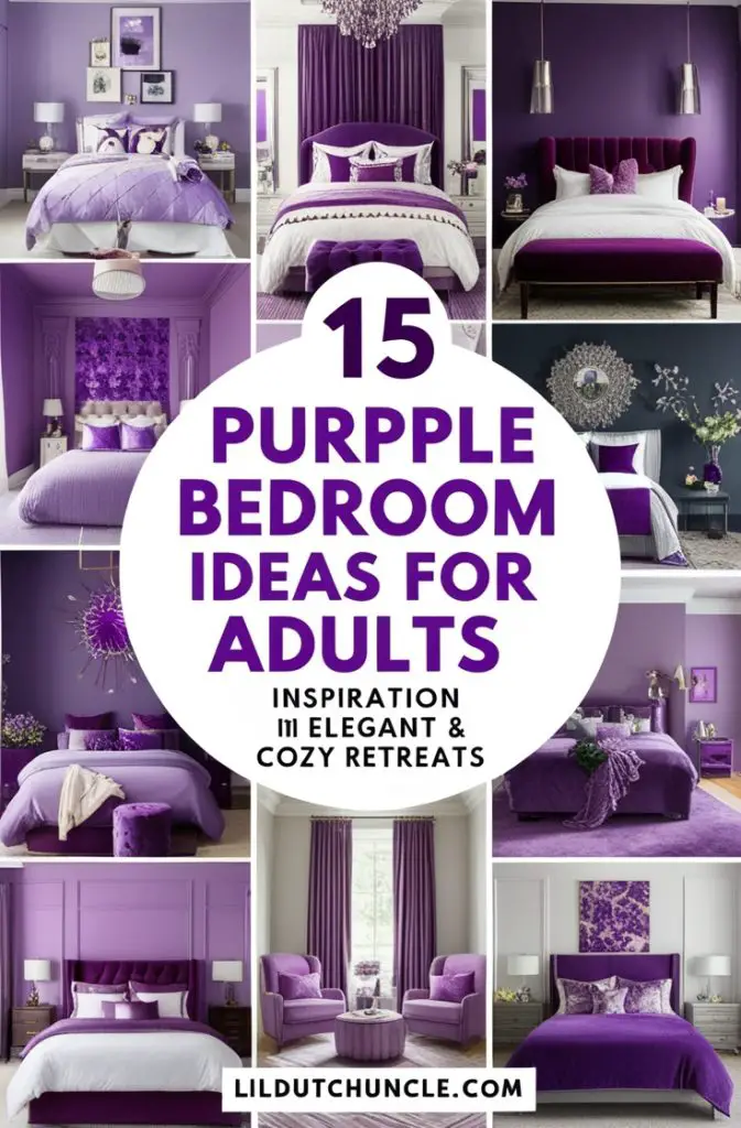 15 Purple Bedroom Ideas for Adults