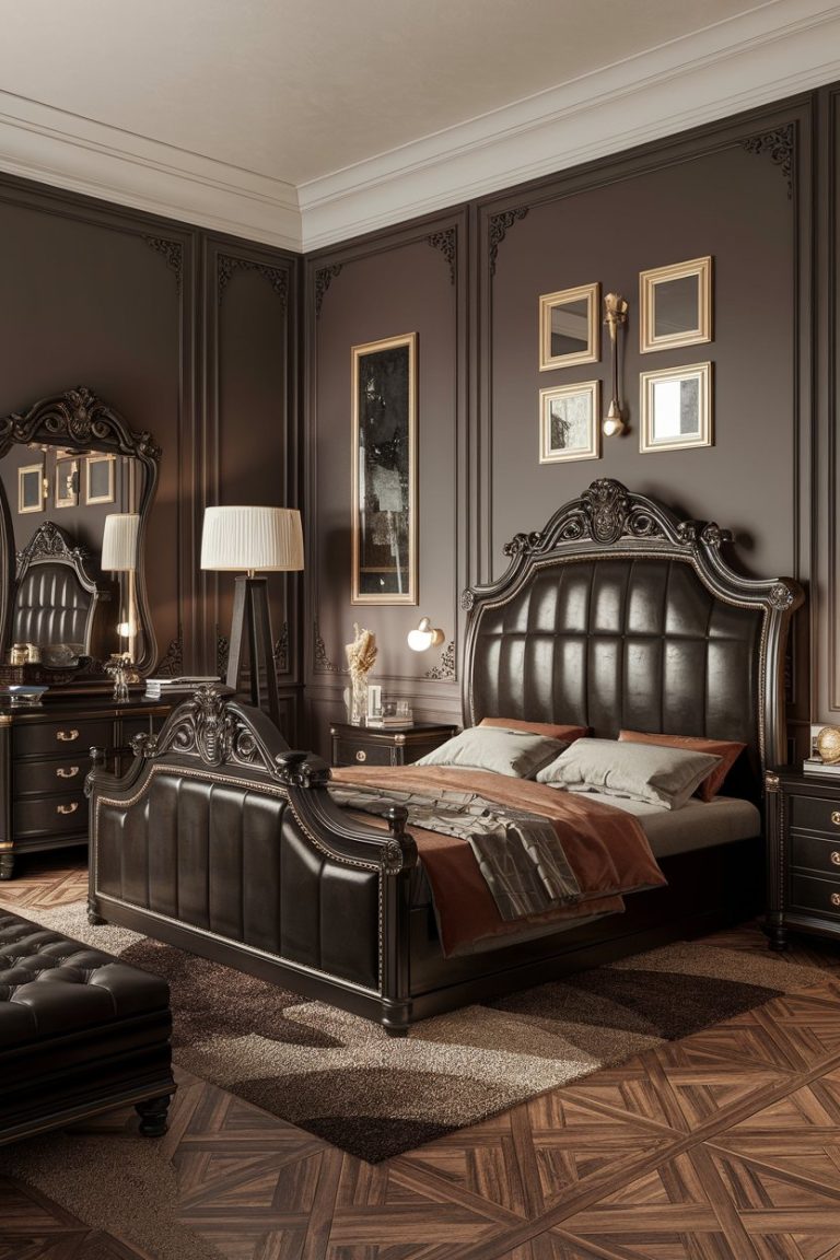 15 Stylish Bedroom Ideas with Dark Furniture - Lil Dutch Uncle
