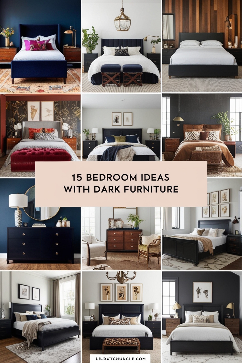 15 Stunning Bedroom Ideas with Black Furniture