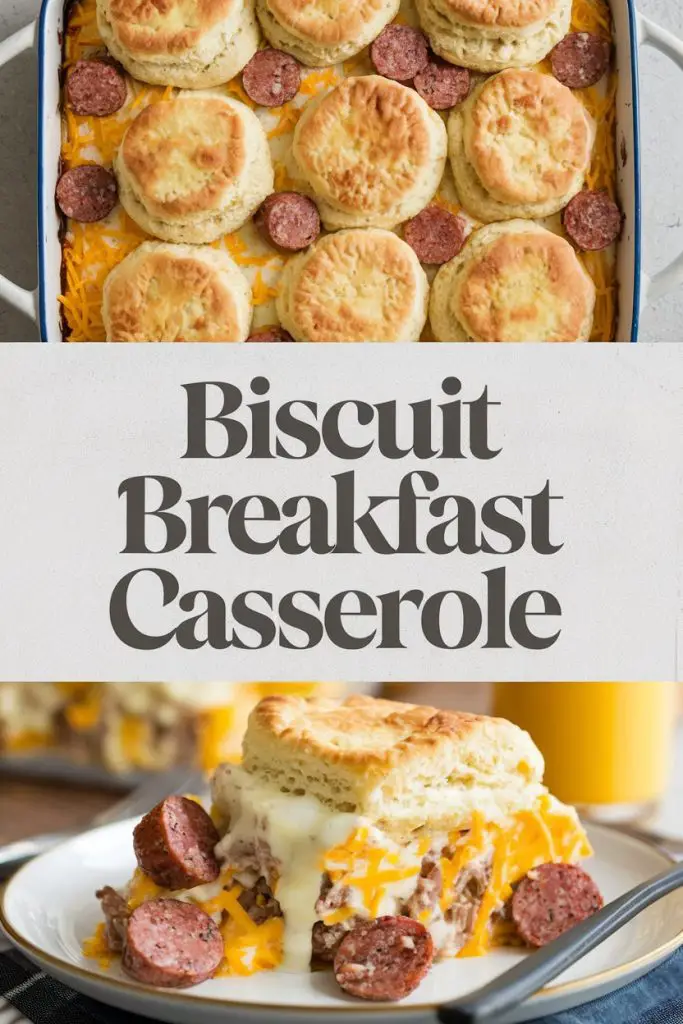 Biscuit Breakfast Casserole