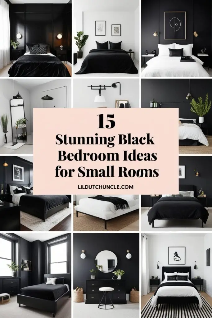 Black Bedroom Ideas for Small Rooms